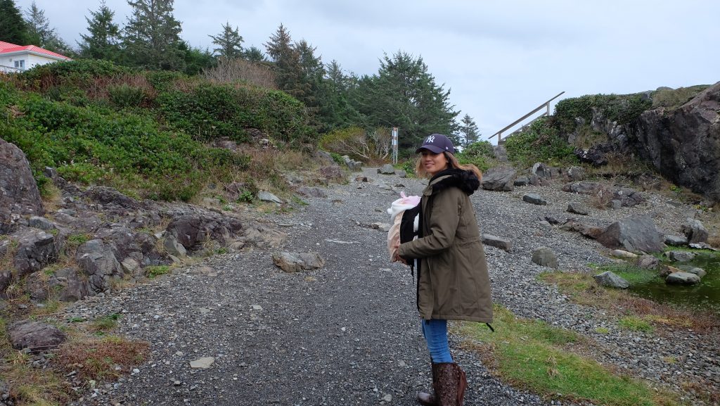 Baby Wearing on The Wild Pacific Trail